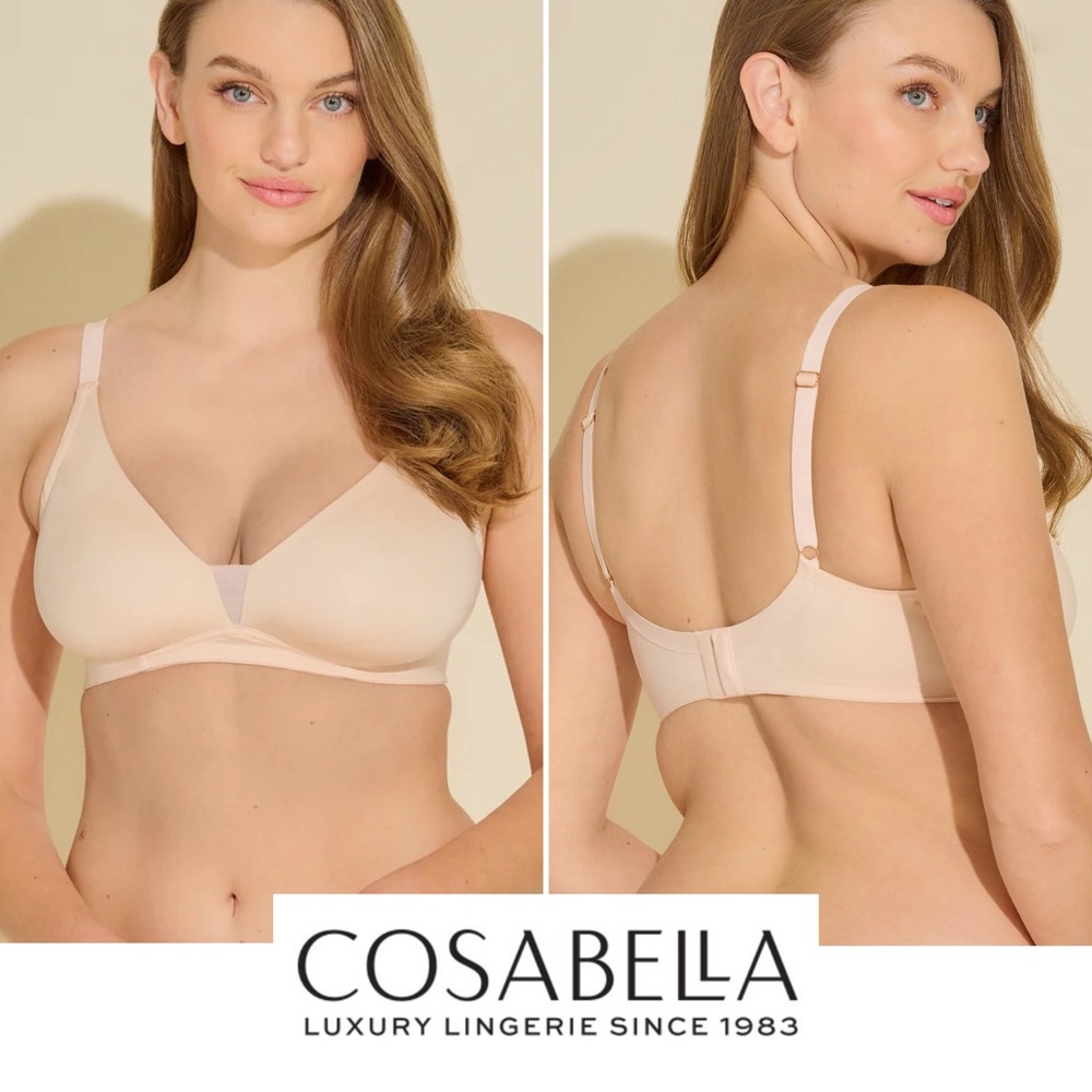 NWOT - Cosabella - Evolution Curvy Bralette - nude rose - M